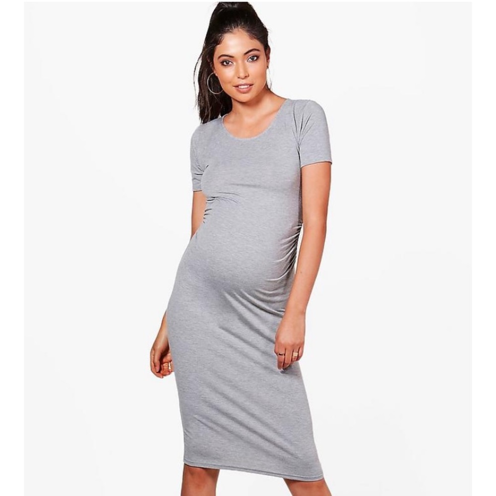 Boohoo maternity dress